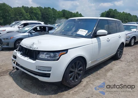 2017 Land Rover Range Rover 3.0L V6 Supercharged Hse z USA, uszkodzony, nr VIN SALGS2FV8HA356315